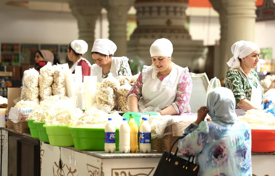 Worldinfocus Views Of Grand Bazaar In Dushanbe Tajikistan Xinhua