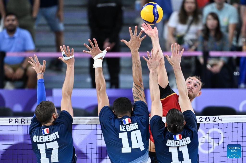 Olympics Defending champs France rally past Germany to reach Olympic