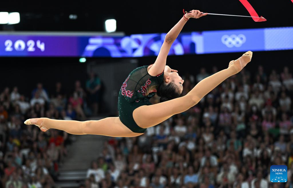 Olympics China's Wang Zilu into rhythmic gymnastics individual all