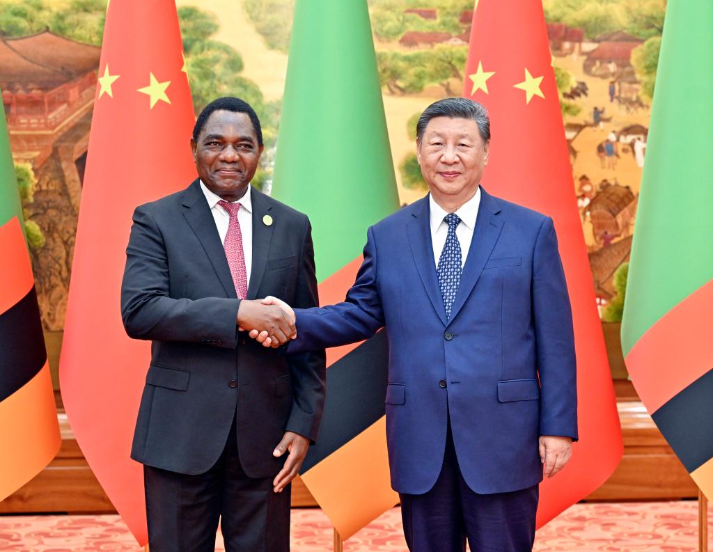 Focac Xi Meets Zambian President Xinhua