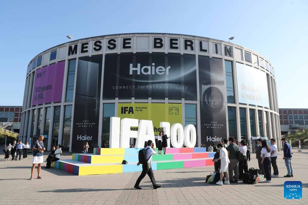 IFA Berlin 2024 kicks off, featuring AI, sustainability Xinhua