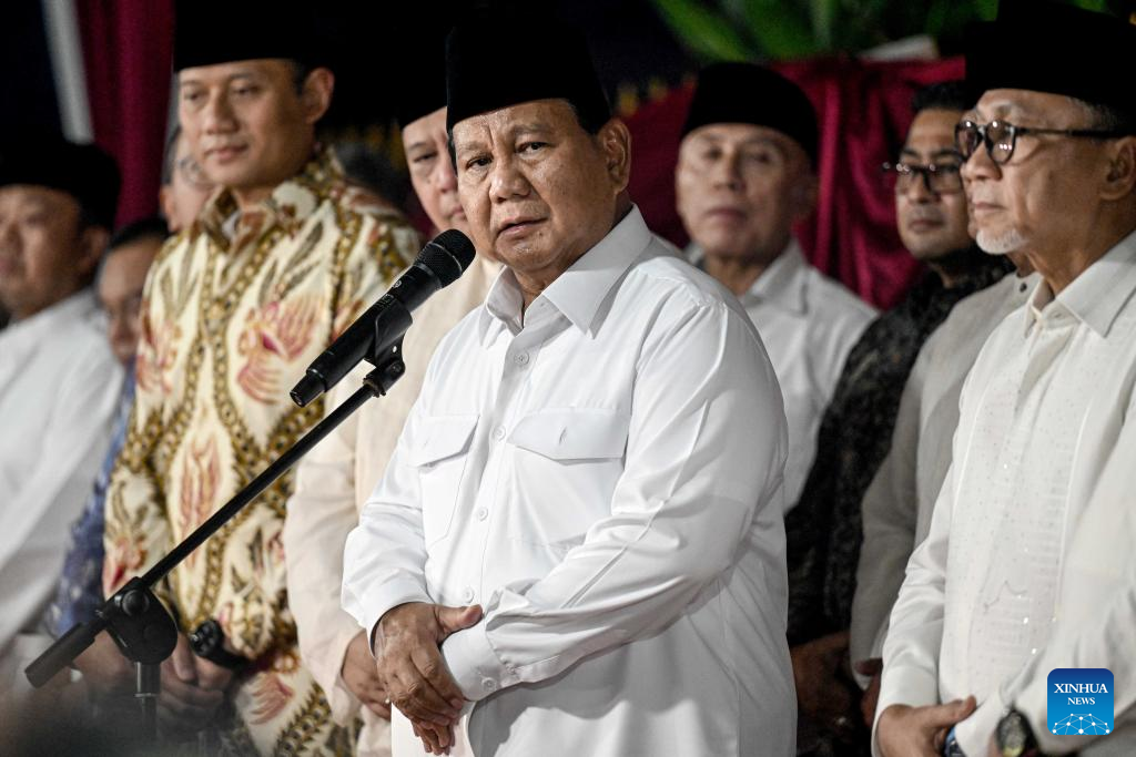 Prabowo Subianto Wins 2024 Indonesian Presidential Election Xinhua