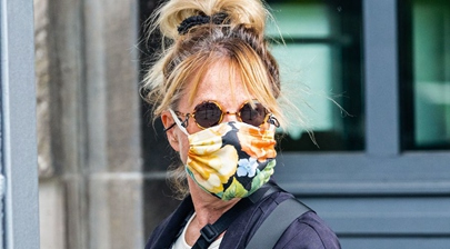 Berliners making fashion statement with face masks